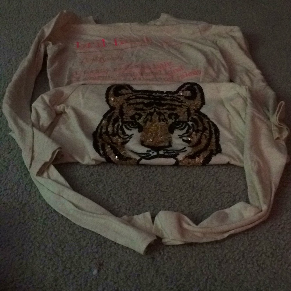 Two cream shirts longsleeve